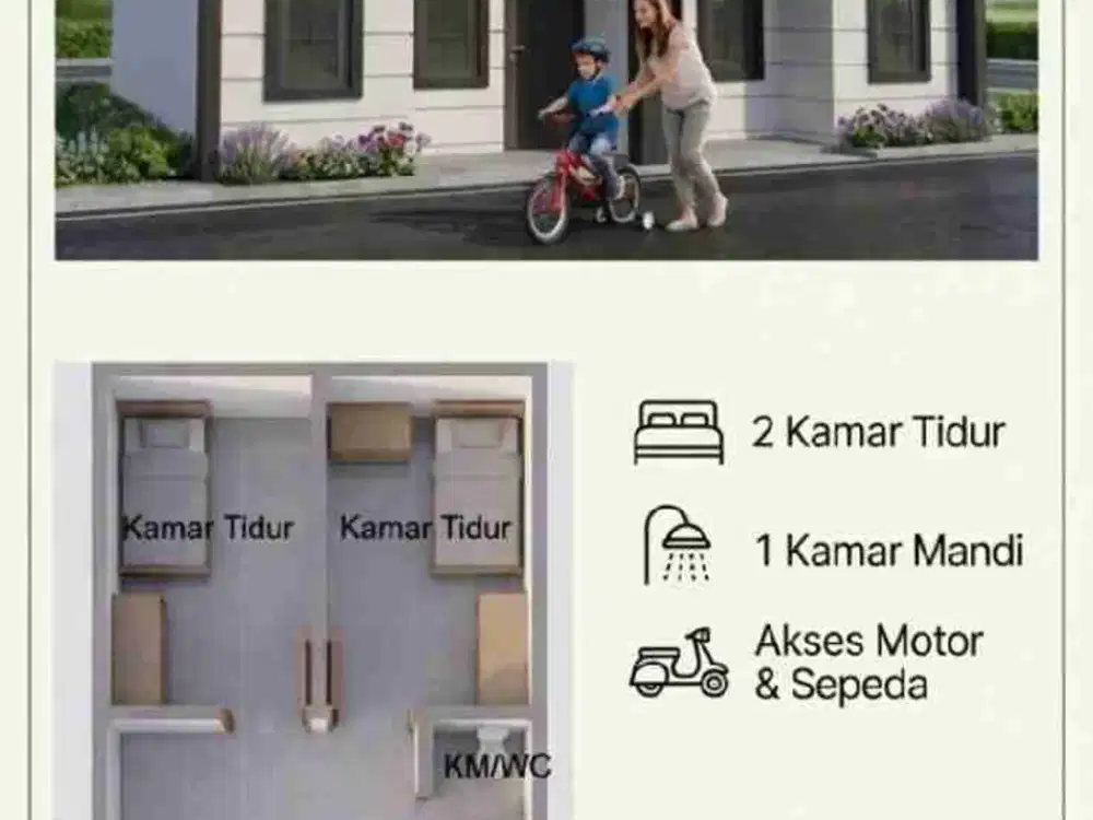 Rumah Baru Akses Motor Dkt Kemana-Mana Jagakarsa
