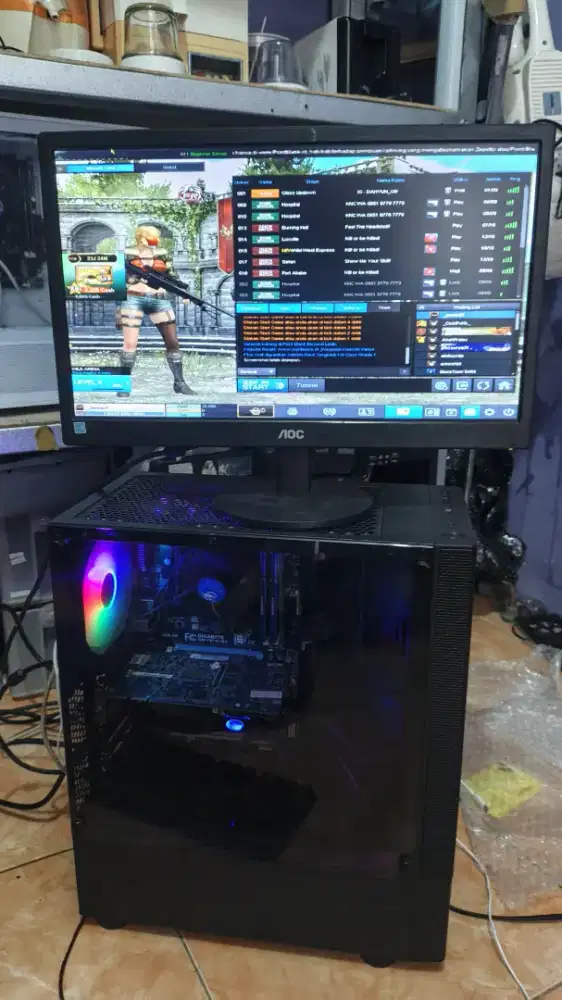 PC komputer fullset core i5 3470 up to i7