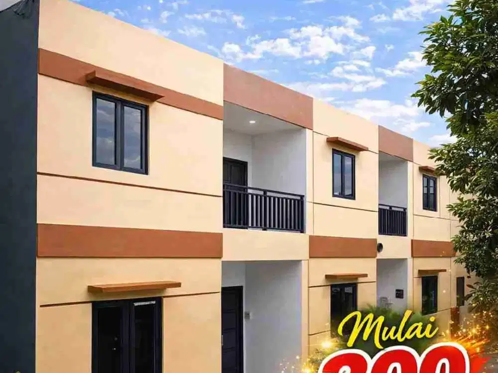 Rumah Baru 2 Lantai Akses Motor Minimalis Modern Jagakarsa