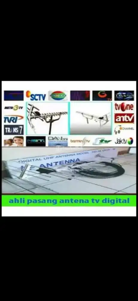 Pemasangan antena hd lokal
