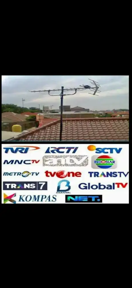 Free pemasangan antena TV hd
