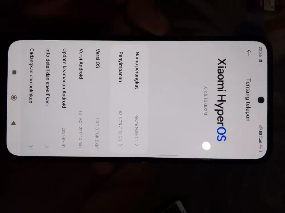 Redmi note 11 4+4/128 msih segel
