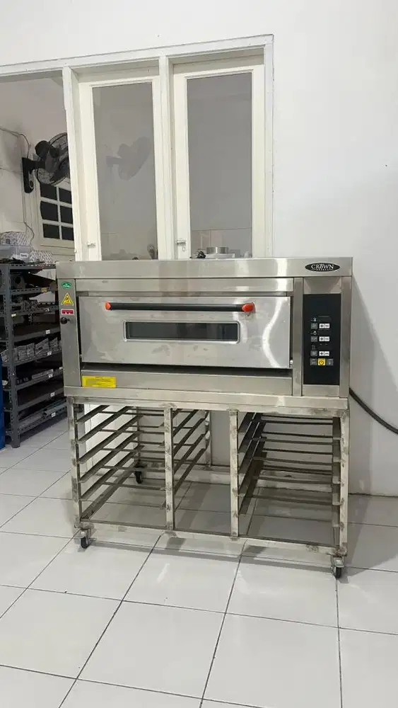 Oven Gas Horeka Crown 1 deck 2 tray