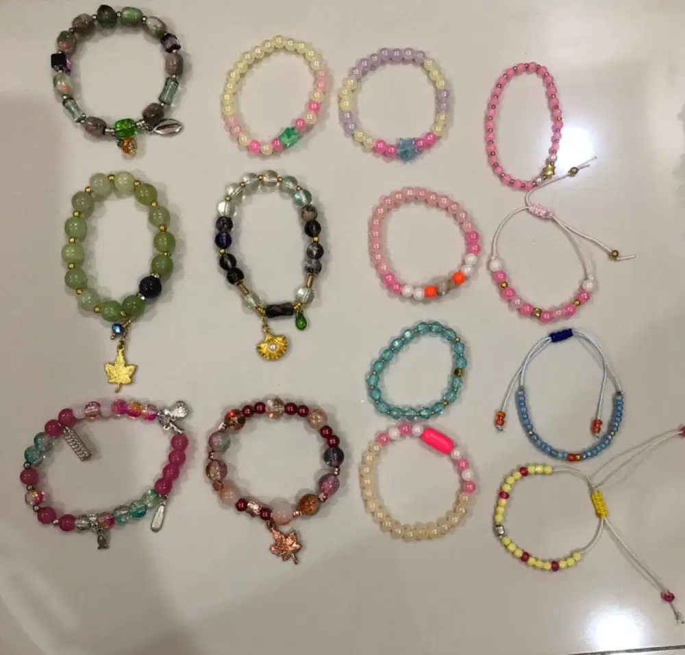 Gratis gelang manik manik