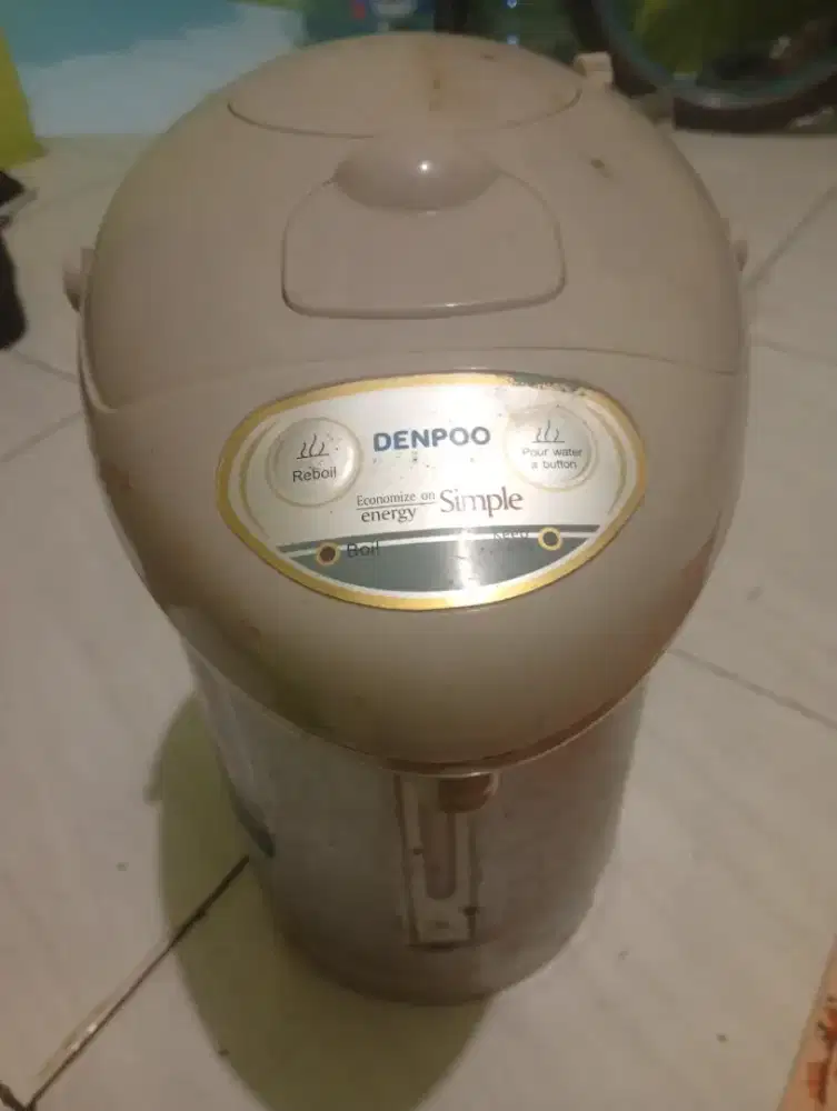 Termos/pemanas air electrik merk denpoo SS304