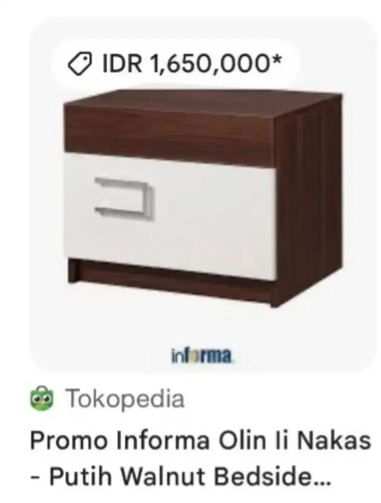 Nakes night stand meja kecil