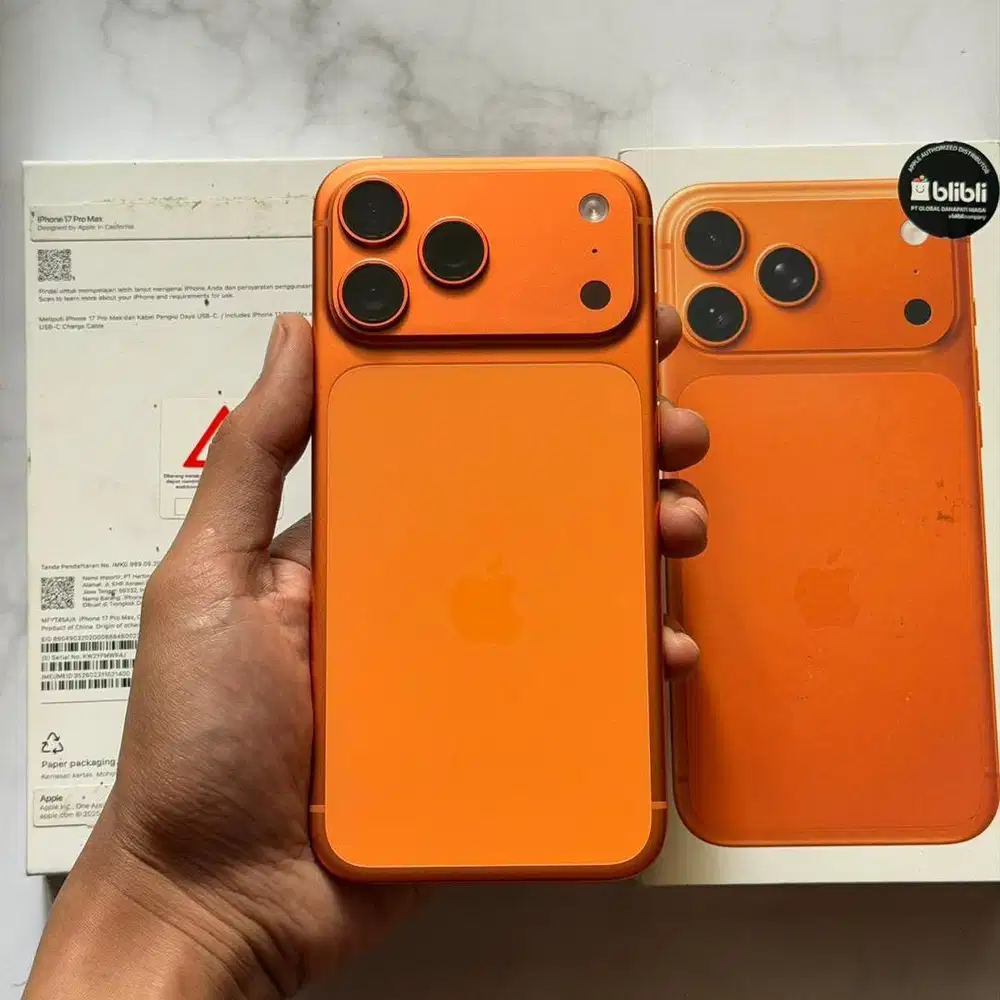 iPhone 17 Promax 512GB Second iBox - Cosmic Orange