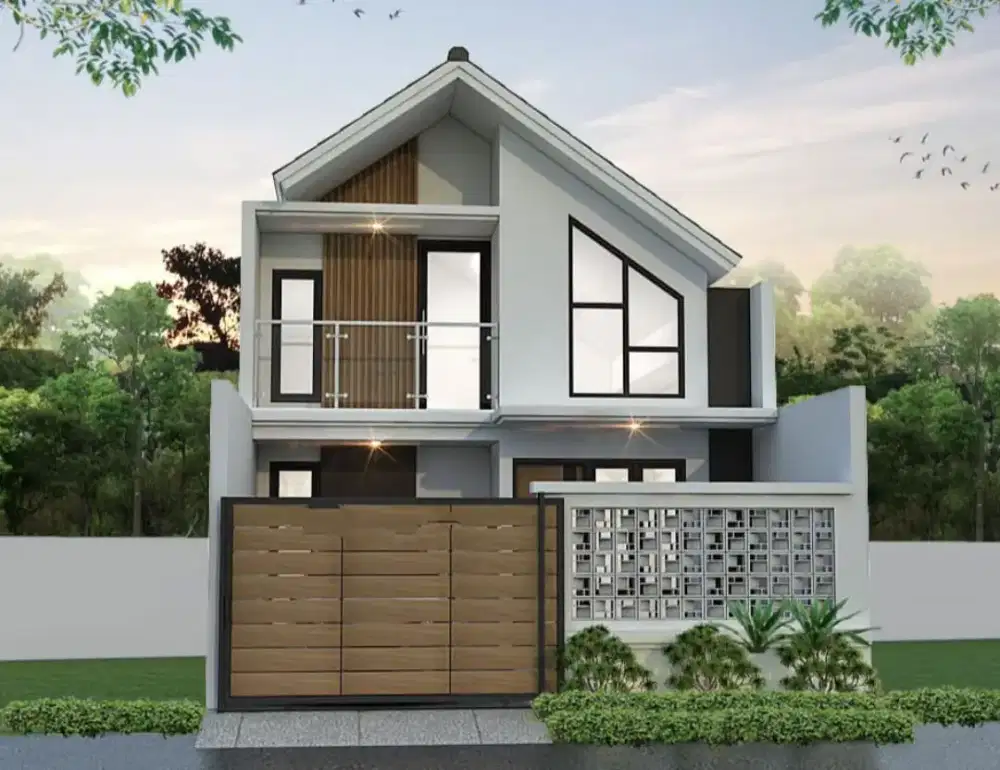 Rumah murah bebas banjir di tajur halang dekat jalan raya bomang