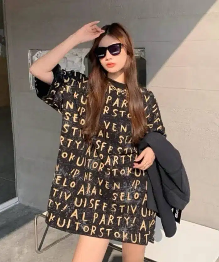 Atasan Kaos Motif Jumbo