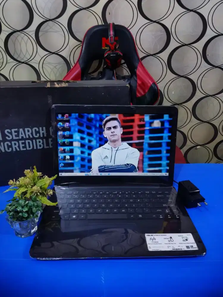 [FULSET] Laptop Desain Editing Asus Vivobook E14 Amd SSD lengkap Box