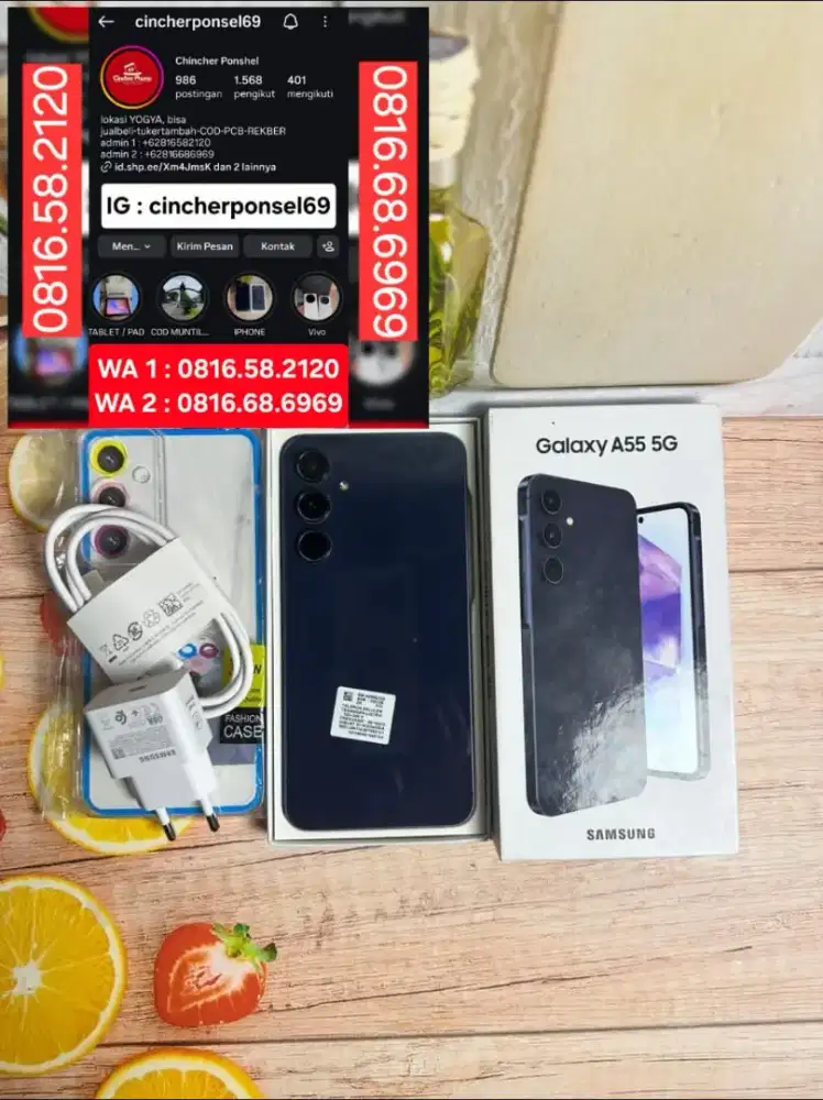Jual hp samsung A05s 6/128 segel istimewa siap pakai