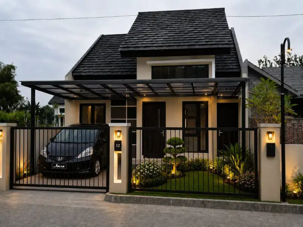 Rumah bebas banjir di tajur halang dekat jalan raya bomang