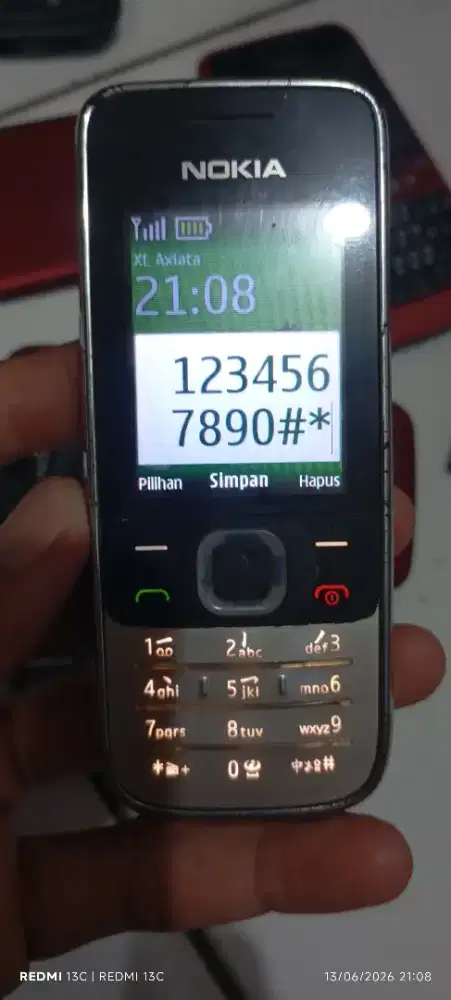 Dijual Hp Nokia 2730c normal fungsi sinyal Axis XL 3 minat pm