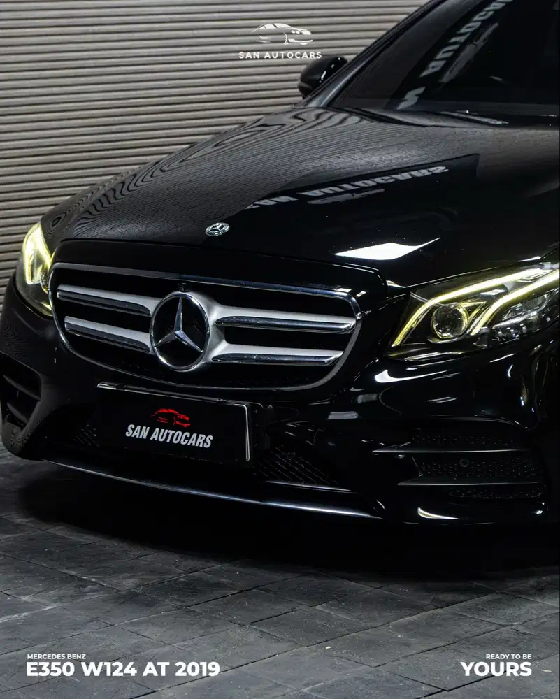 DP 60jt MERCEDES BENZ E350 EQ BOOST 2019 AT HITAM
