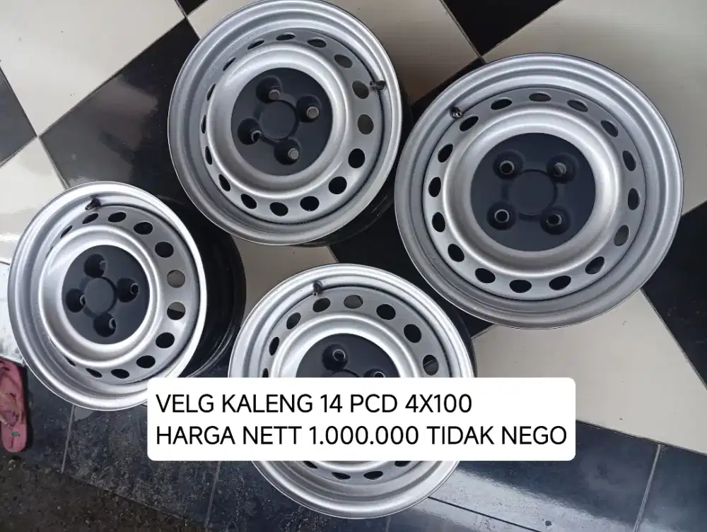 Velg kaleng 14 pcd 4x100 karimun sigra calya agya starlet