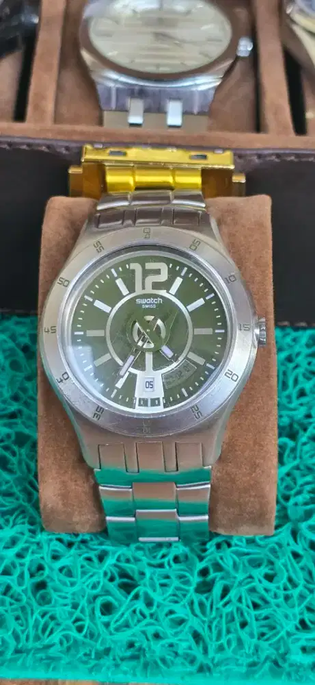 Jam tangan swatch pria ori