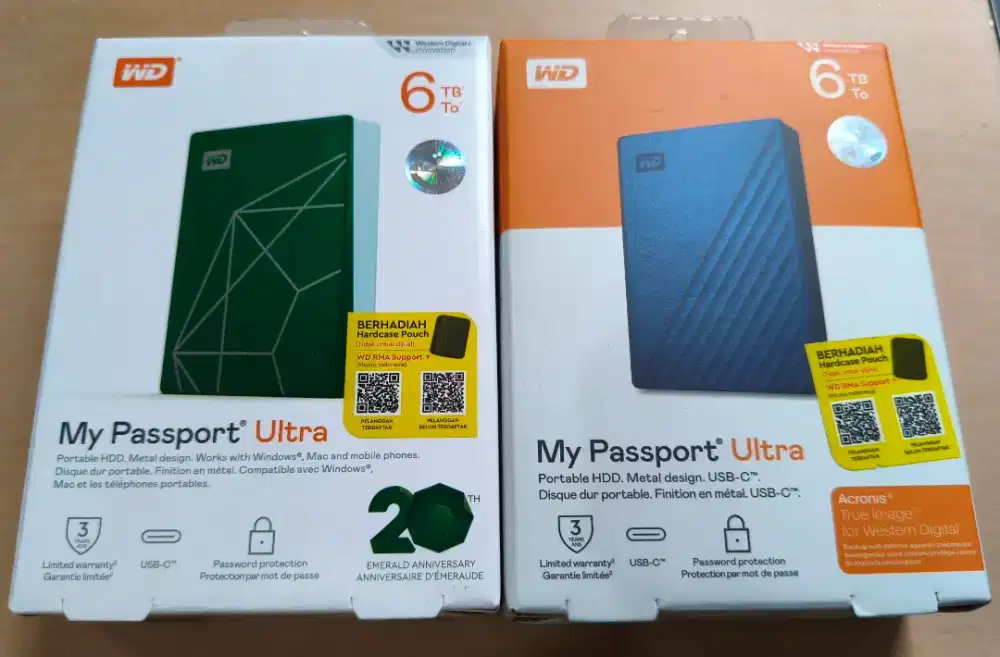 HDD Type-C, WD MyPassport Ultra - 6TB. SpecialEditions 20th Anniversry