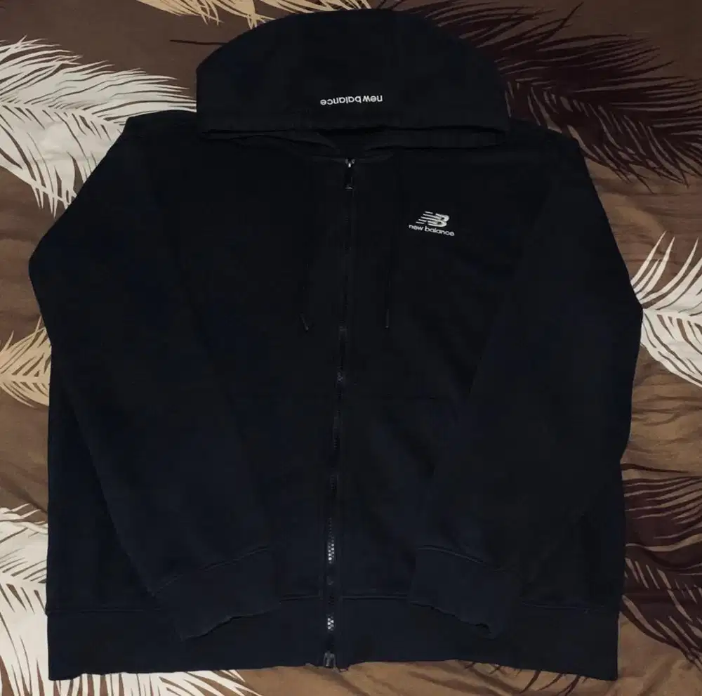 Jaket hoodie ziper newballance nb big logo
