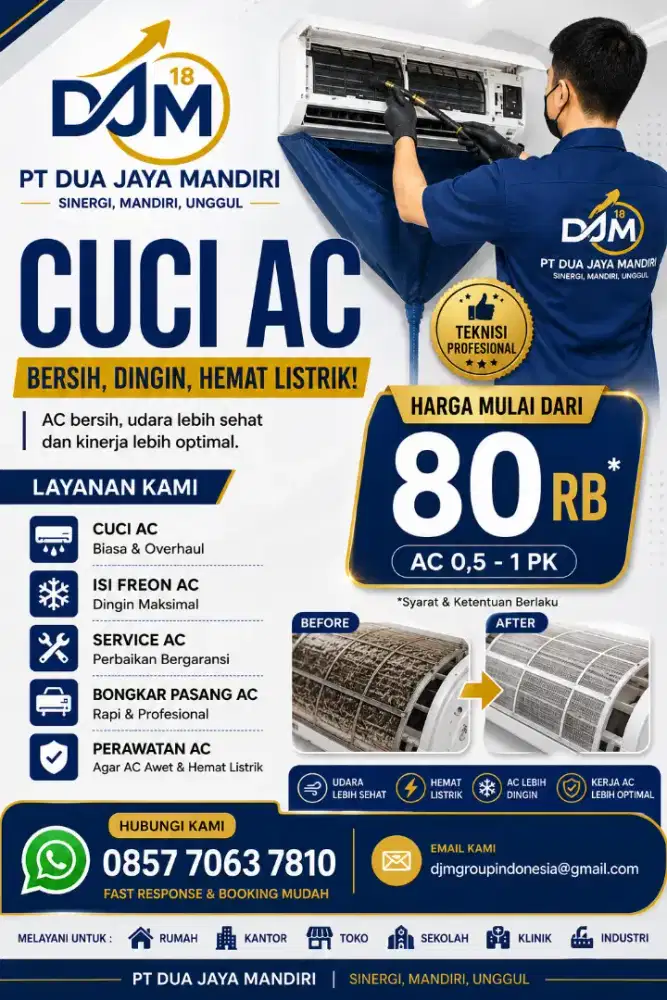 Cleaning AC / Cuci AC / Service AC