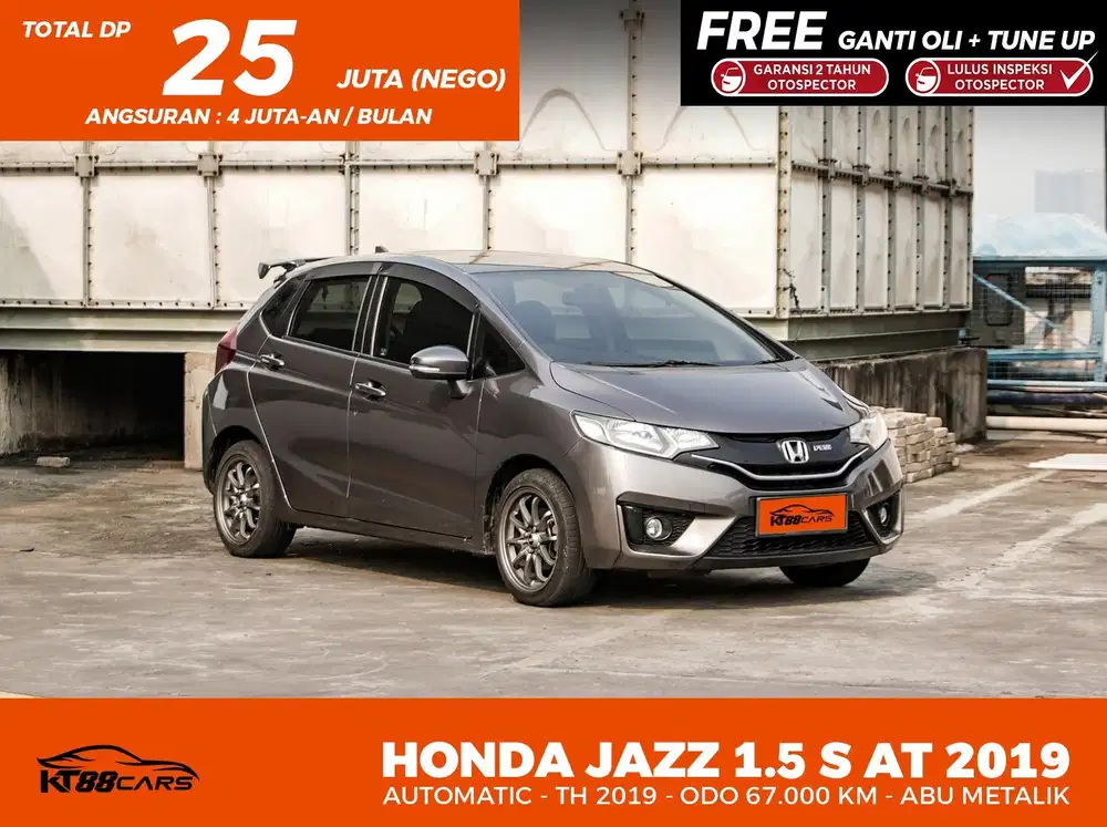 Honda JAZZ S AT Tahun 2019 PLAT GENAP