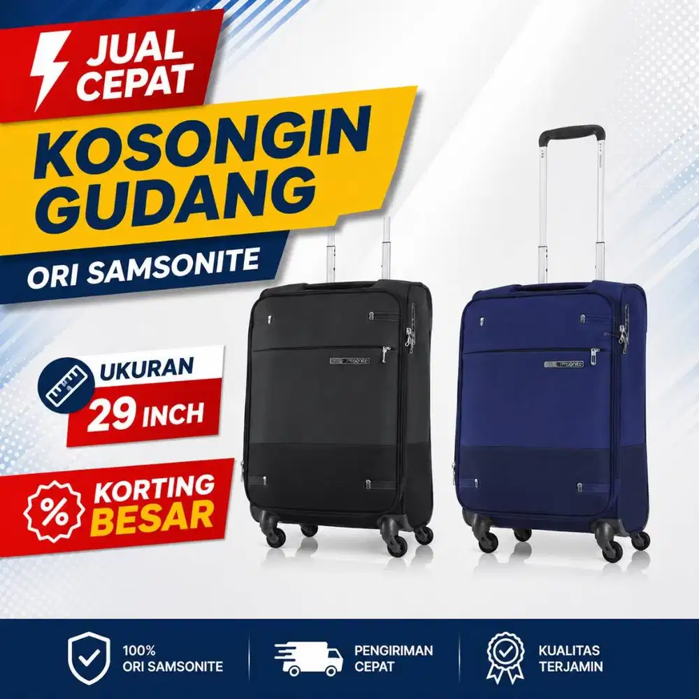 Termurah : Koper Samsonite Base Boost Spinner Softcase Expand 29 Inch