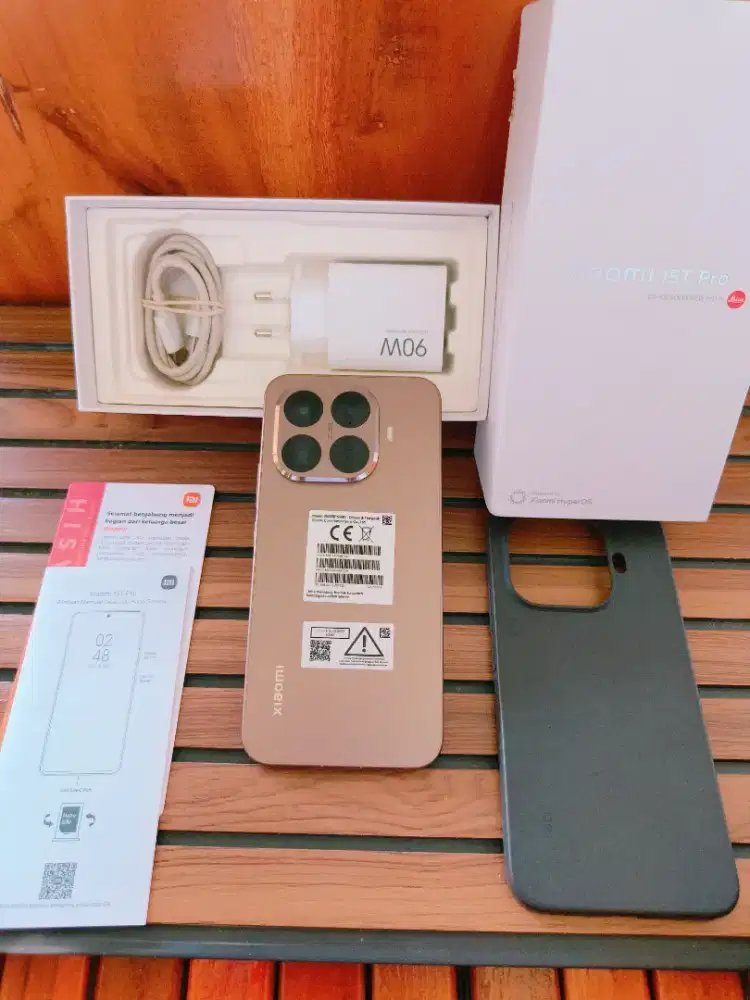 Xiaomi 15T Pro 5G 12/512 Mocha Gold Mulus Fullset Ori Garansi Panjang