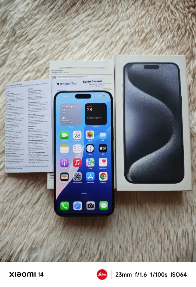 iPhone 15 Pro Max Resmi iBox Fulset Ori ip ip15 15pro 15proMax ProMax