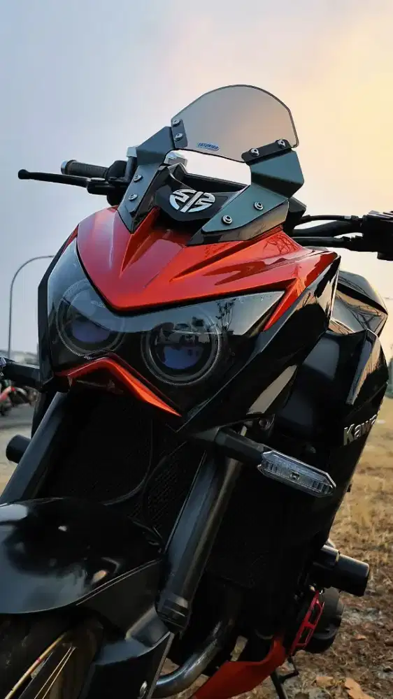 Moge Kawasaki Z800 ABS Low KM 2014 Orange Candy Plat AB Modifed