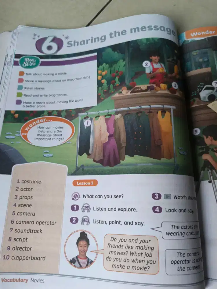 Buku bahasa Inggris Rise and Shine kelas 6SD Pearson