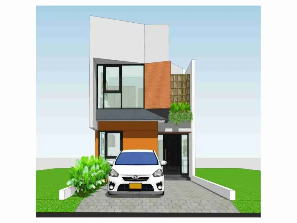 Rumah baru 2 lantai 780 jt di komplek Pemda jatiasih LT 71 LB60 bebas banjir
