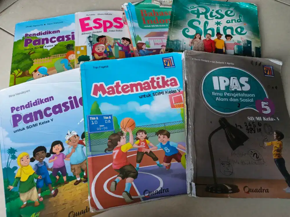Buku pelajaran kelas 5 SD