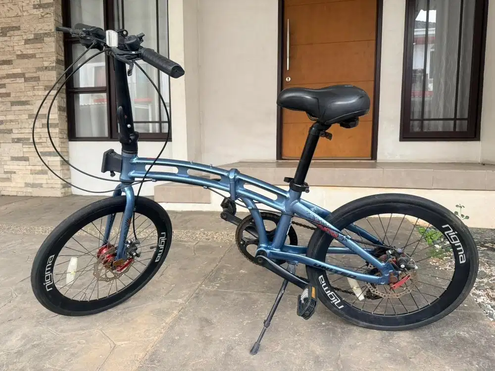 Sepeda lipat Nigma II BL-RD