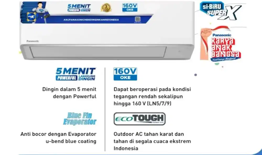 Promo bunga 0% AC Panasonic di Atlanta karangwulan Semarang