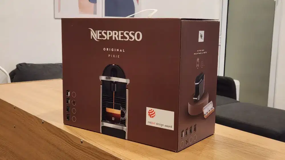 Mesin Kopi NESPRESSO Pixie Coffee Maker (De'Longhi) Baru BNIB Termurah