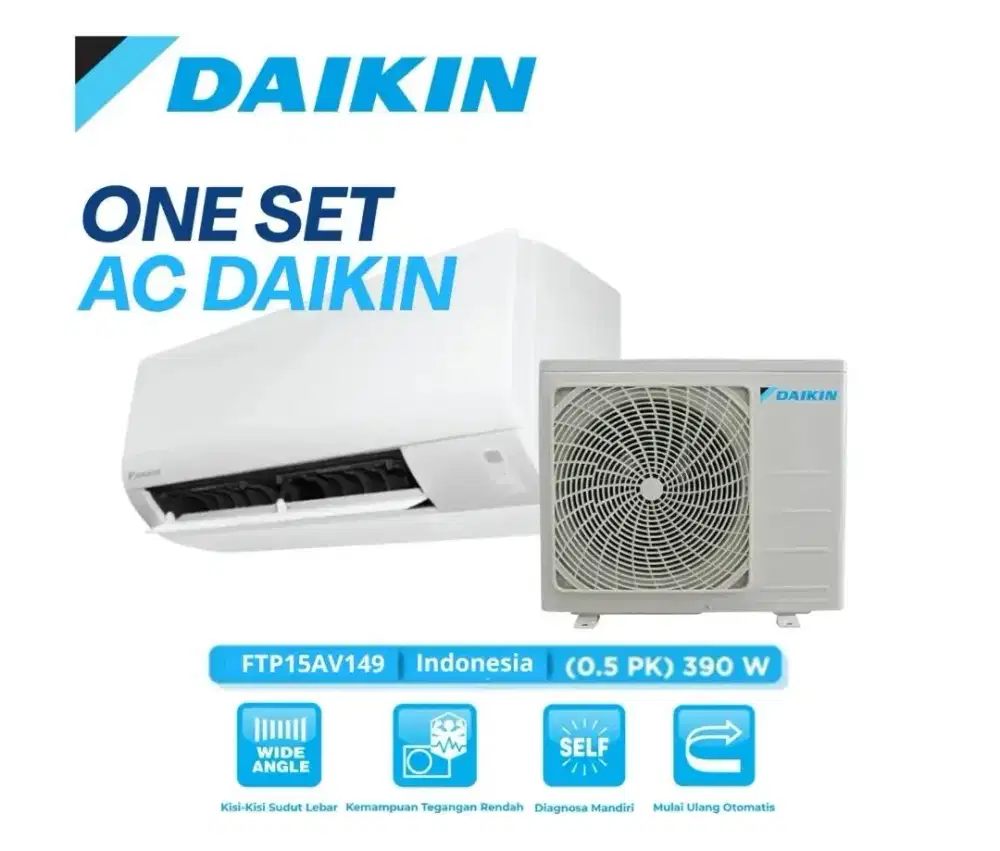 Ready AC Daikin promo Cashback hingga Cicilan bunga 0% di Atlanta