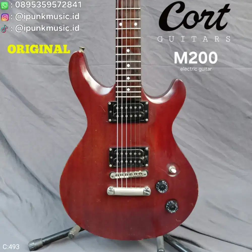 Cort M200 Original Gitar Elektrik Listrik HH Made in Indonesia