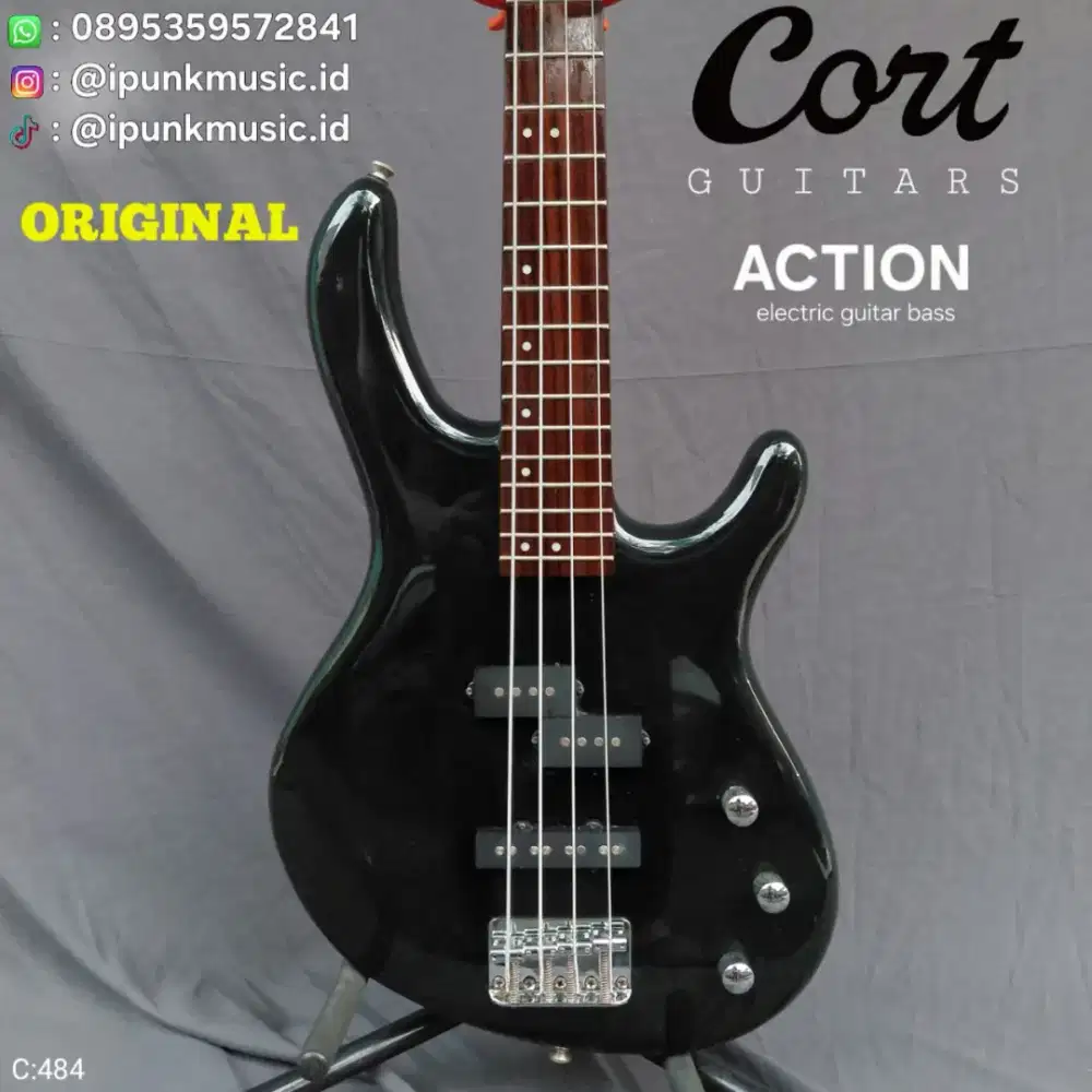 Cort Action  Original Gitar Bass Elektrik 4 strings pasif