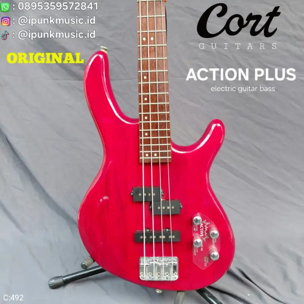 Cort Action PLUS TR Original Gitar Bass Elektrik 4 strings Active
