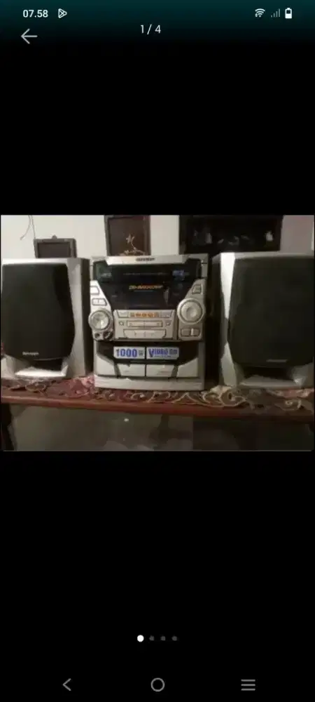 Dijual Sharp Video CD, CD dan Cassette, 3 CD, kondisi masih sgt bagus