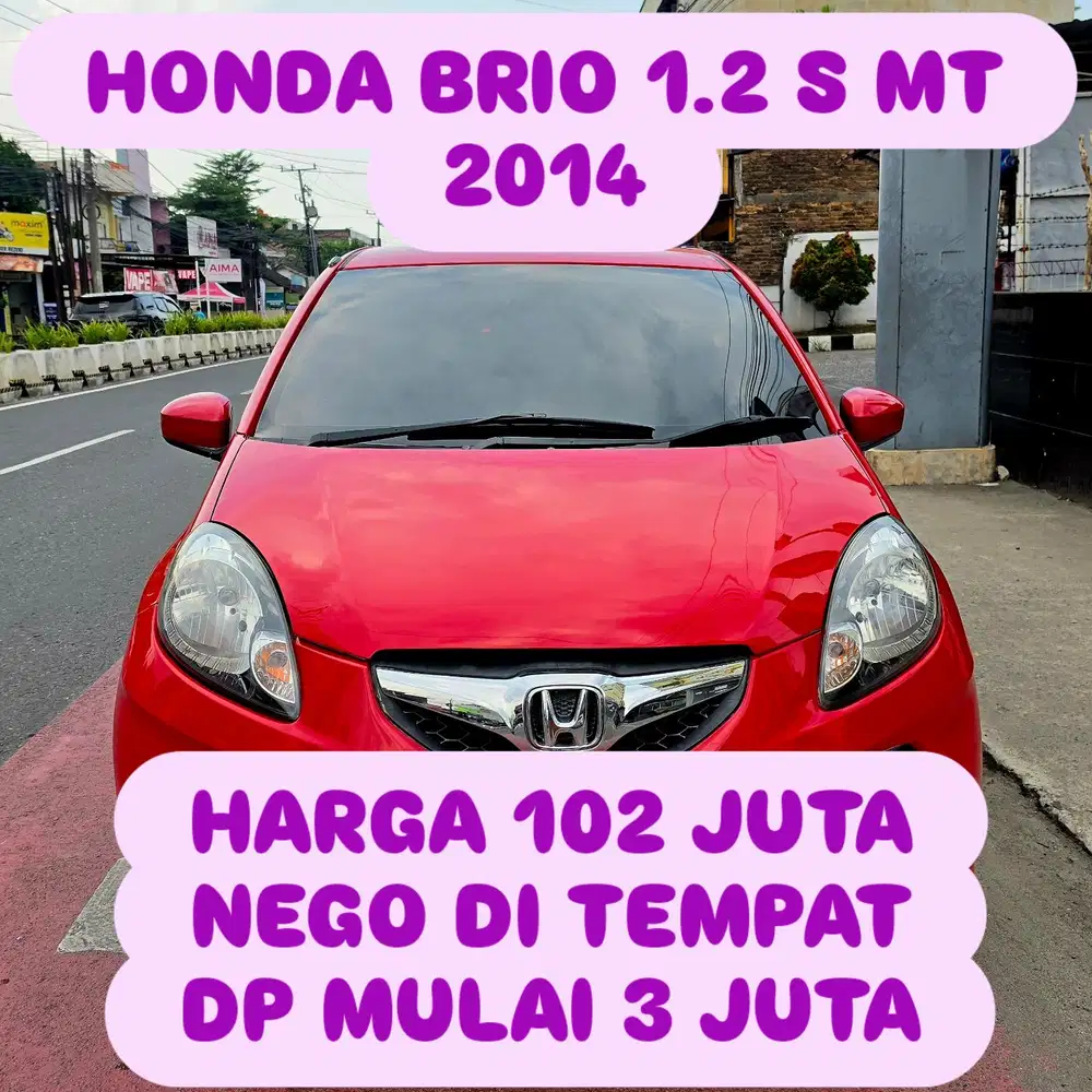 Honda Brio 2014 Bensin DP 3 JUTA