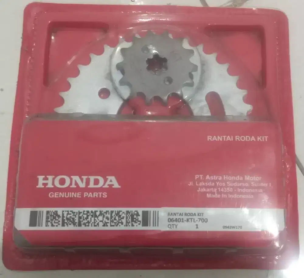 1 Set Rantai Motor Honda Kode KTL