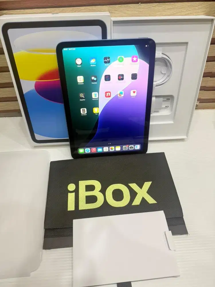 Ipad gen 10 64gb wifi only mulus like new fullset original ex ibox