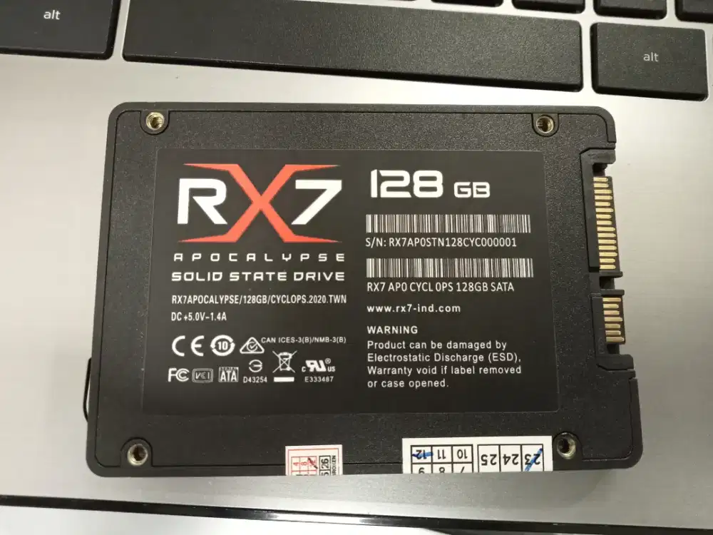 Jual SSD 128GB Udah Ada Isi Windows 10 Siap Pakai No Minus
