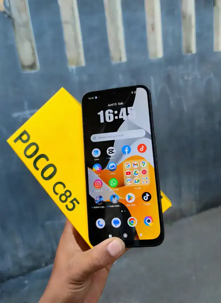 Poco c85 mulus istimewa siap pakai Ram 8/256gb