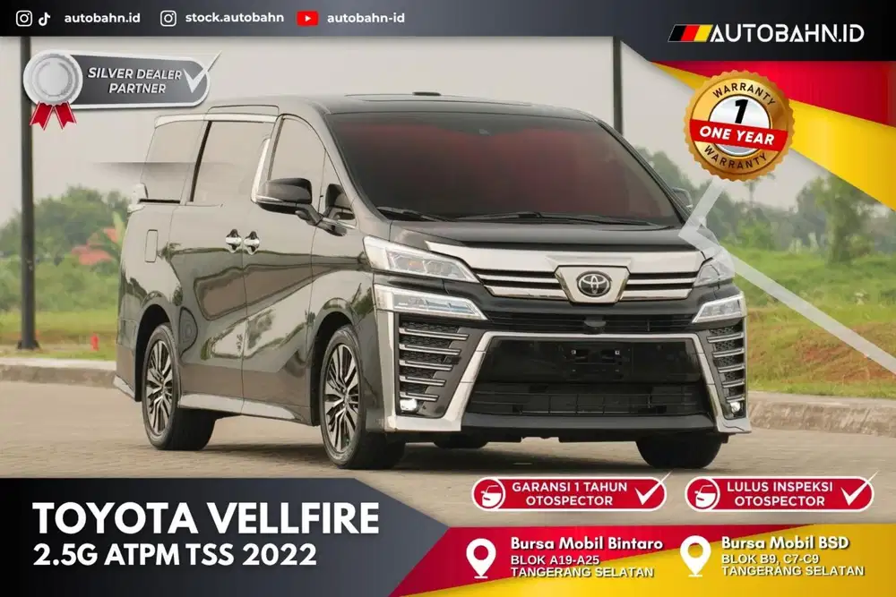 TOYOTA SAFETY SENSE! Toyota Vellfire 2.5 G ATPM TSS 2022