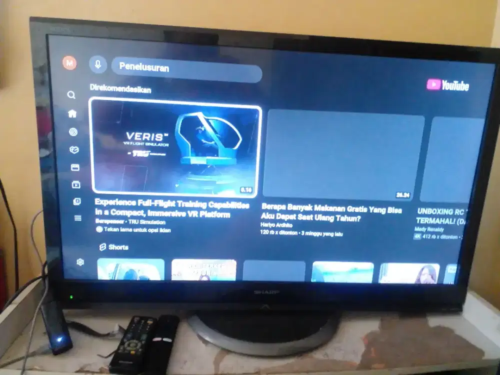 Led tv sharp 32inch + Xiaomi mi stick