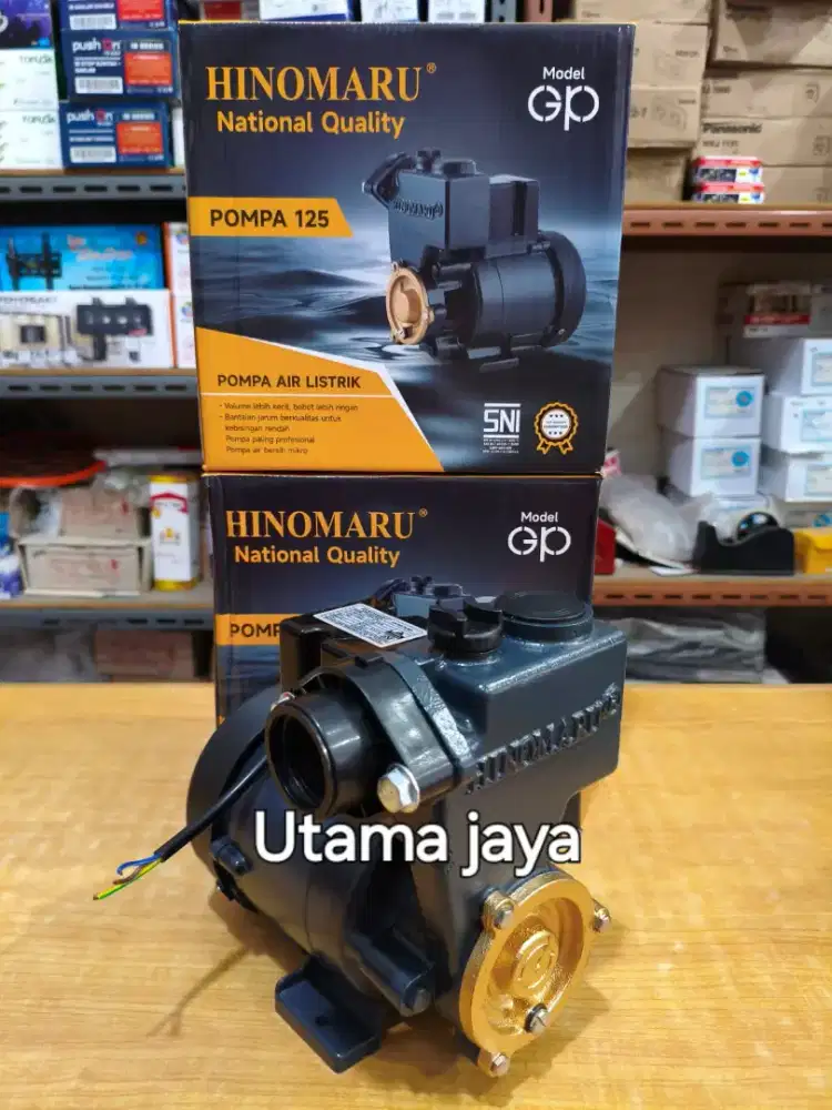 POMPA AIR MURAH HINOMARU NATIONAL QUALITY GP-125 (BARU)