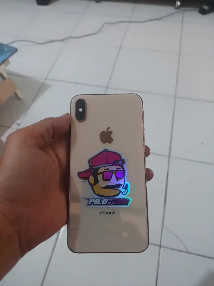 Jual iphone xs max 64 hp cas bks ibox