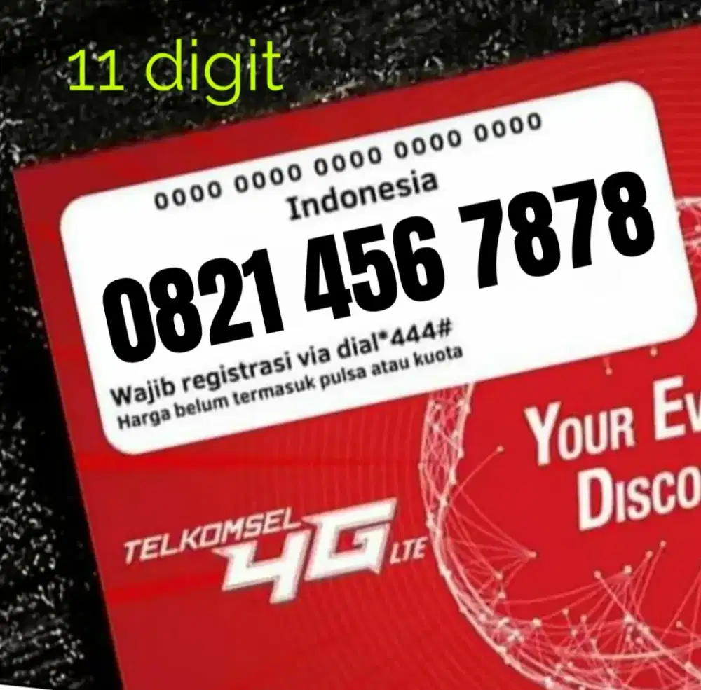 nomor cantik simpai 45678 angka naik