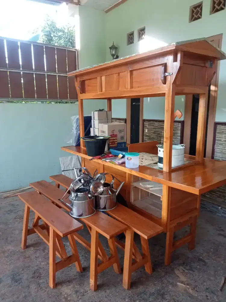 Gerobak angkringan paket komplit